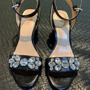 Sexy jewelled sandals.